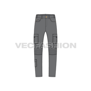 Men's Cargo Pants Template - Design Your Perfect Pants - VecFashion