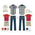 This fashion set is designed to have some must-have items for summer collections. If you are designing a travel kit and simply a casual day-wear line. 
