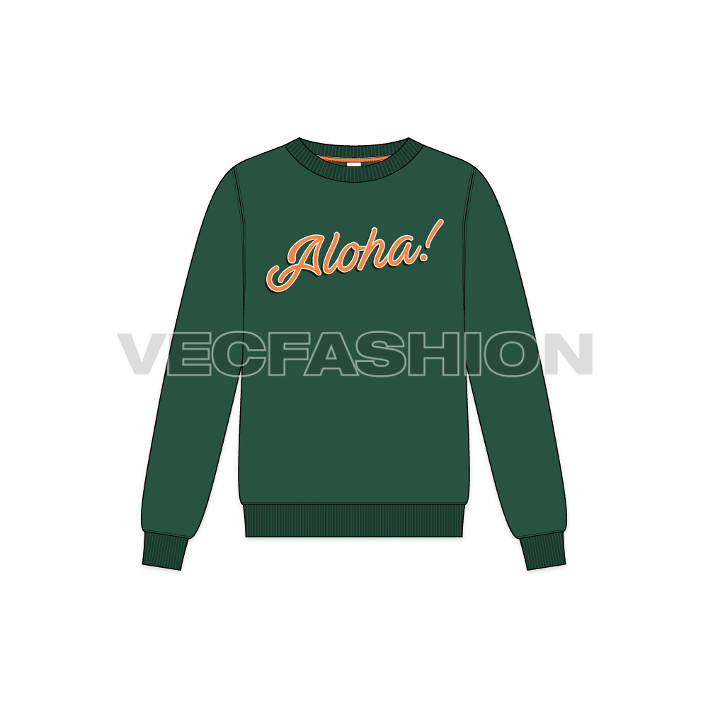 Mens Classic Aloha Sweatshirt