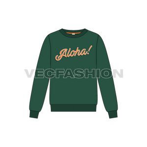 Mens Classic Aloha Sweatshirt