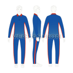Mens cricket uniform kit, full length flat sketch, croqui sketch