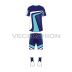 Mens cycling uniform kit, cad flat sketch, back view
