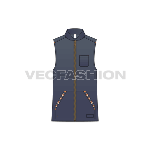 Mens Basic Denim Jacket - VecFashion