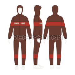 Mens Tracksuit with Reflective - VecFashion