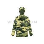 Mens High Altitude Expedition Jacket flat sketch, front view