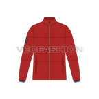 Mens High Altitude Puffer Jacket flat sketch, front view