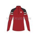 Mens High Performance Jacket flat sketch, front view
