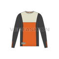 Mens high street shirt flat sketch, front view