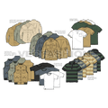 A handpicked item from our Best Selling products that highly used for collections like Hunting, Safari or forest related. This set of vector fashion templates are one of our best created vector drawings.