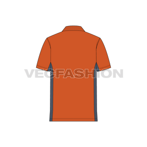 Mens Jersey Polo Neck Shirt