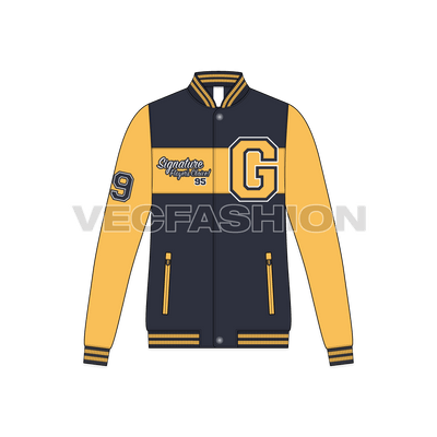 Mens Lettermans Jacket