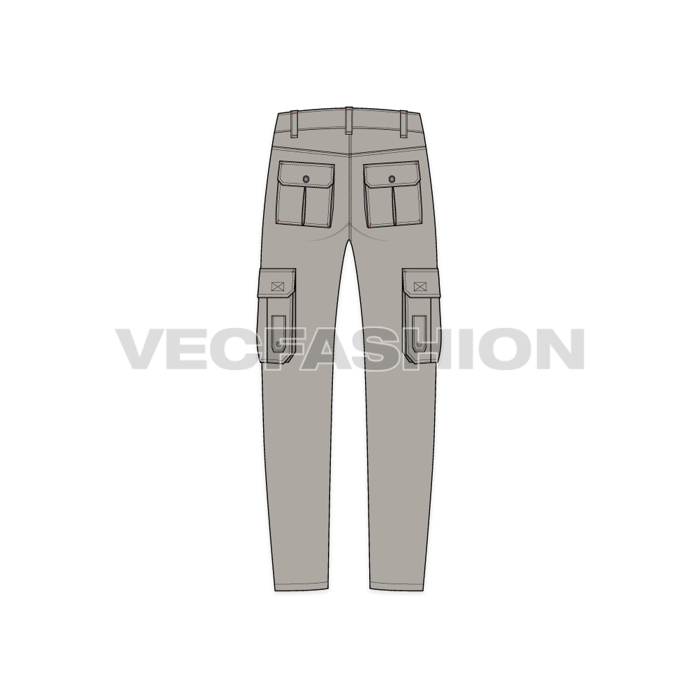 Mens Capri Length Cargo Pants - VecFashion