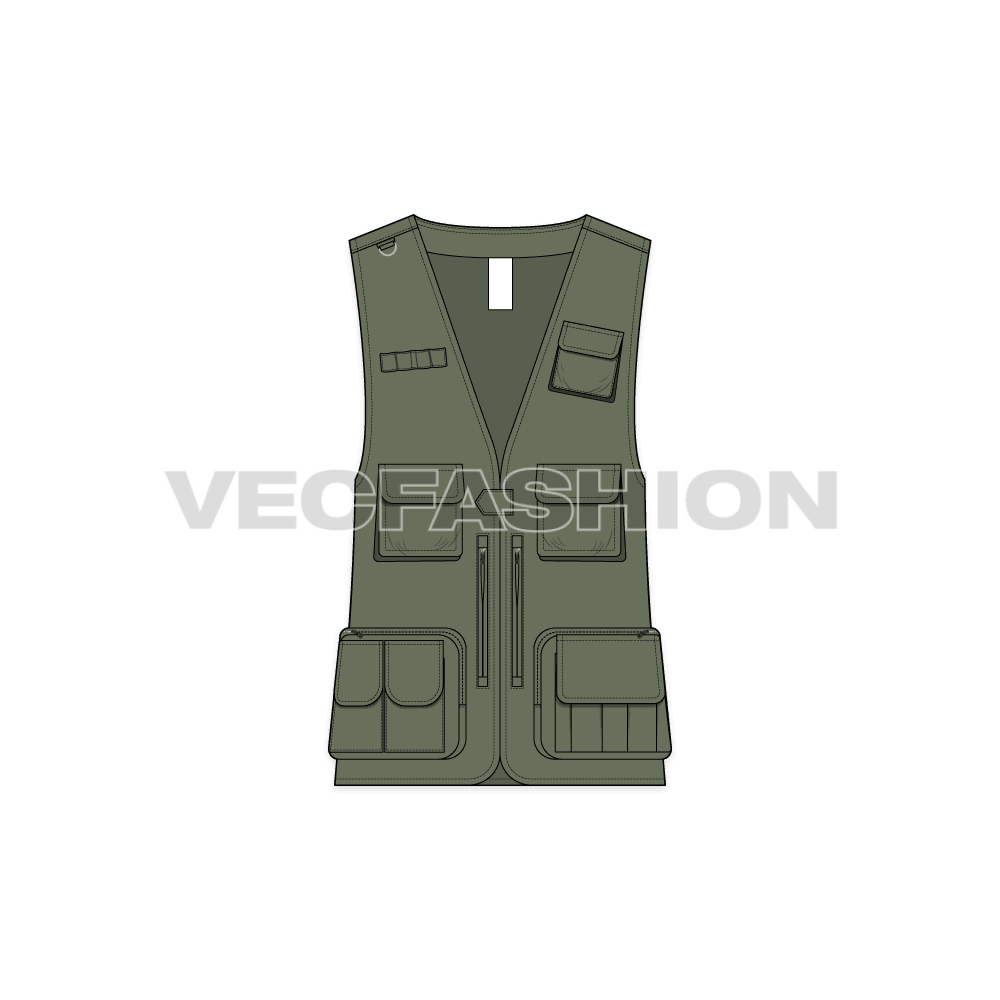 Mens Military Vest