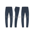 Mens Oversized Jacket Flat Sketch flat sketch, coordinating bottom