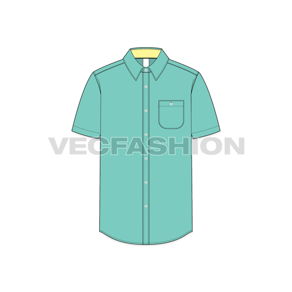 Mens Regular Fit Casual Shirt - VecFashion
