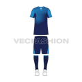 Mens rugby uniform kit, club kit flat sketch, front view