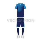 Mens rugby uniform kit, club kit flat sketch, front view