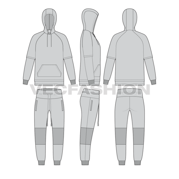 Men's Running Tracksuit - VecFashion