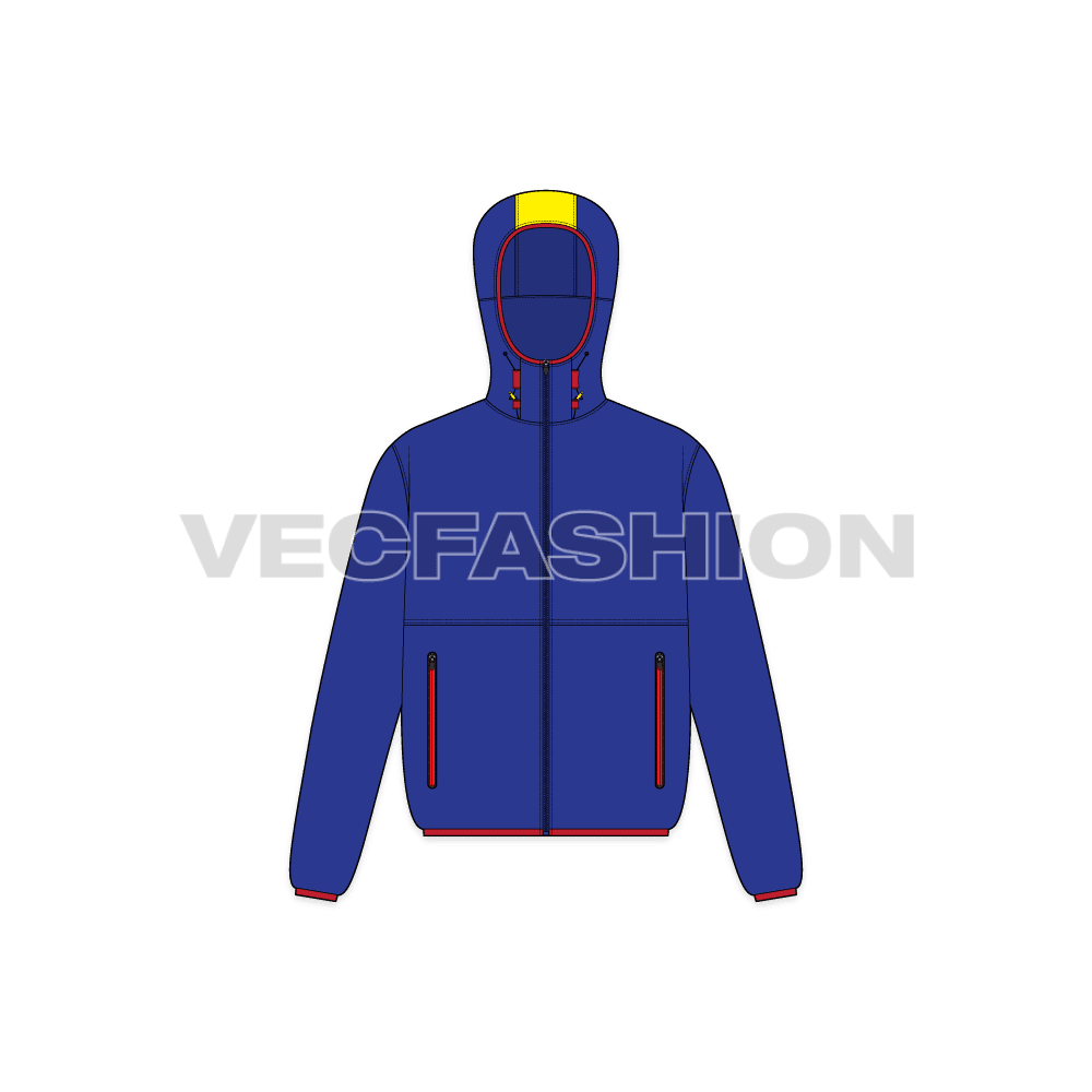 Mens Soft Shell Jacket front view