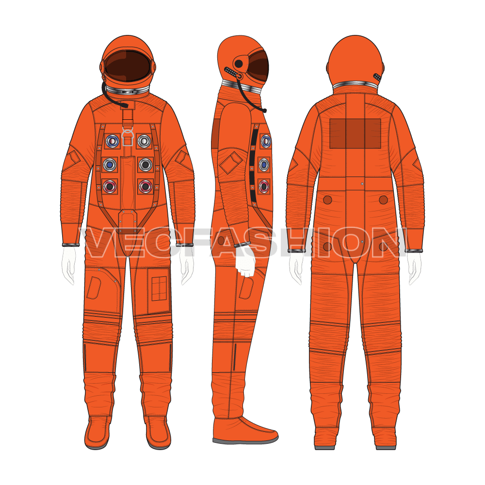 astronaut orange suit