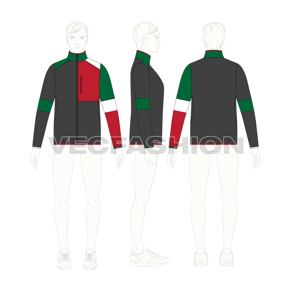 Mens Sport Fleece Jacket