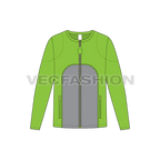 Mens Sport Jacket Fashion Flat flat sketch, front view