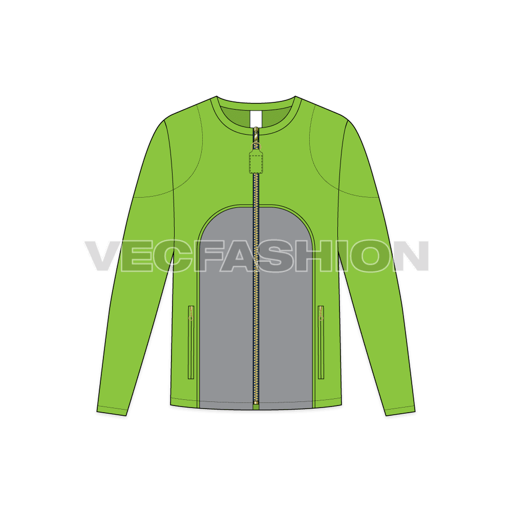 Mens Sport Jacket Fashion Flat front view