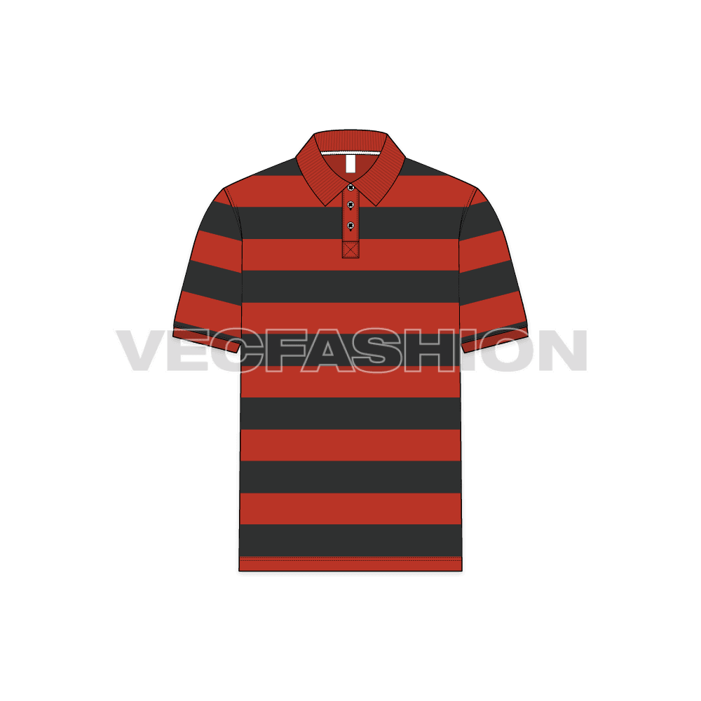 Mens Sports Golf Shirt Fashion Template