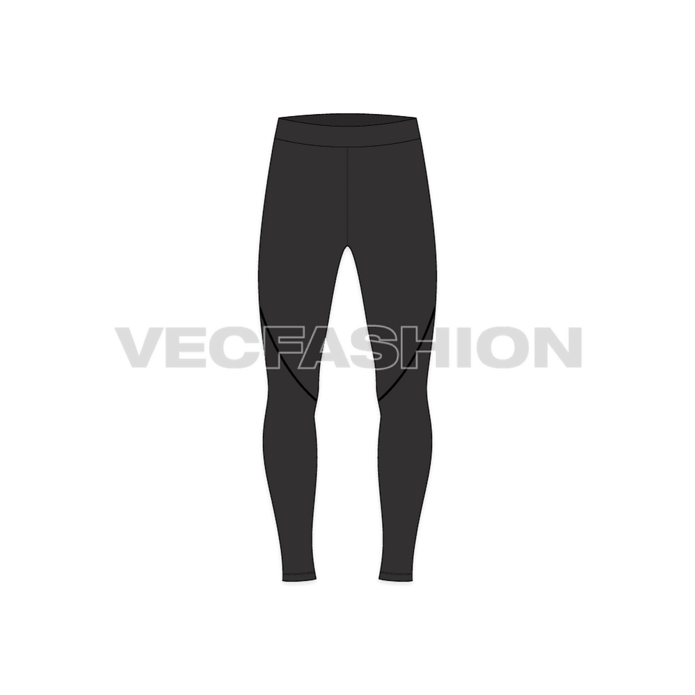 Mens Sports Lycra Tights VecFashion