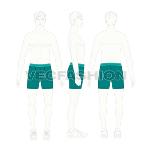 Mens Thigh Length Boxer Shorts