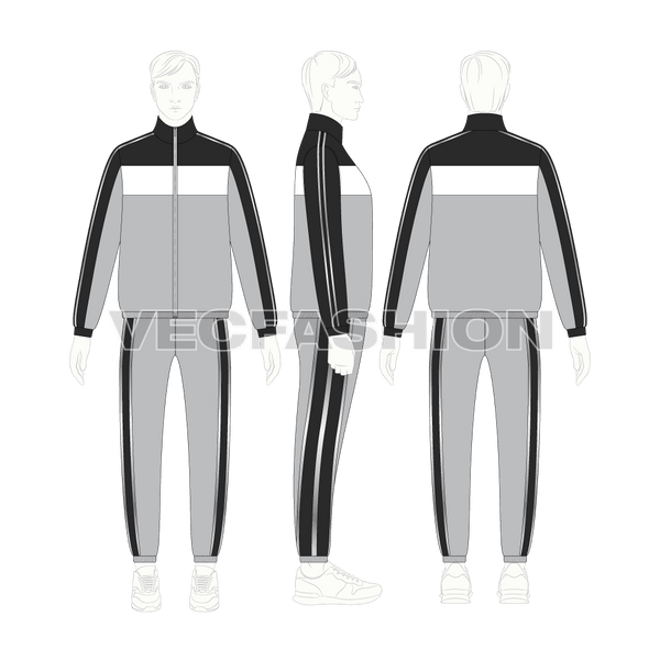 Reflective mens tracksuit online