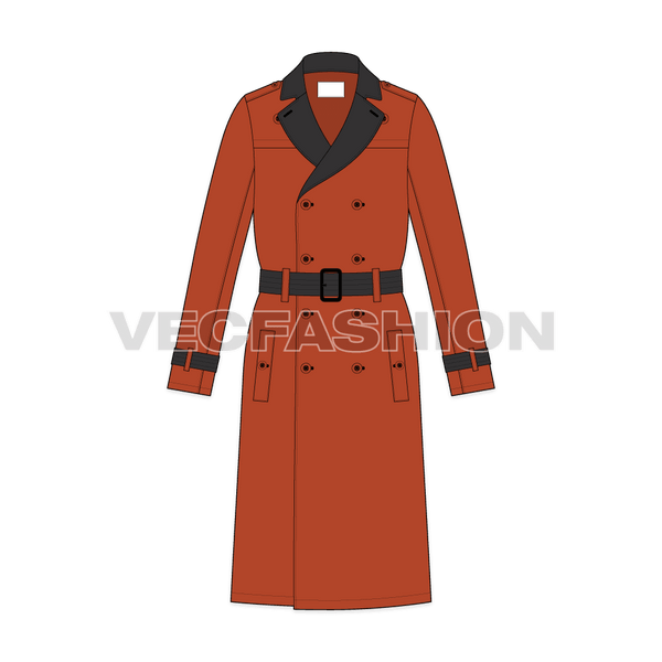 trench coat cartoon