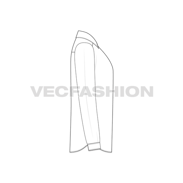 Mens White Full Sleeved Dress Shirt