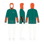 Mens Windbreaker Jacket flat sketch, croqui sketch