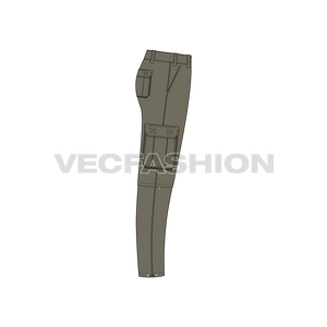 Mens Zip-off Cargo Pants - VecFashion