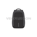 Multi purpose luxury travel bag flat sketch, view 1
