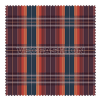 Scottish tartan fabric texture flat sketch, view 3