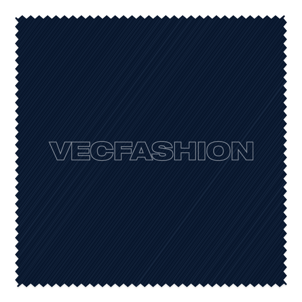 Set of 3 denim fabric textures flat sketch, view 3