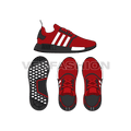 Sneakers, adidas nmd r1 style red flat sketch