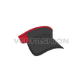 Sun visor hat flat sketch
