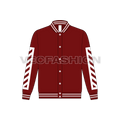 Teen boys streetwear jacket flat sketch, front view