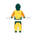 Toddler boy oversized sweatsuit flat sketch, front view
