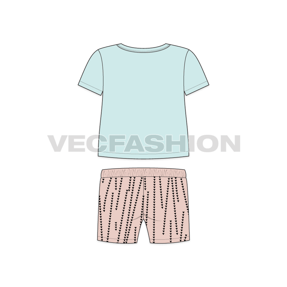 Toddler Girl T-Shirt Shorts Set