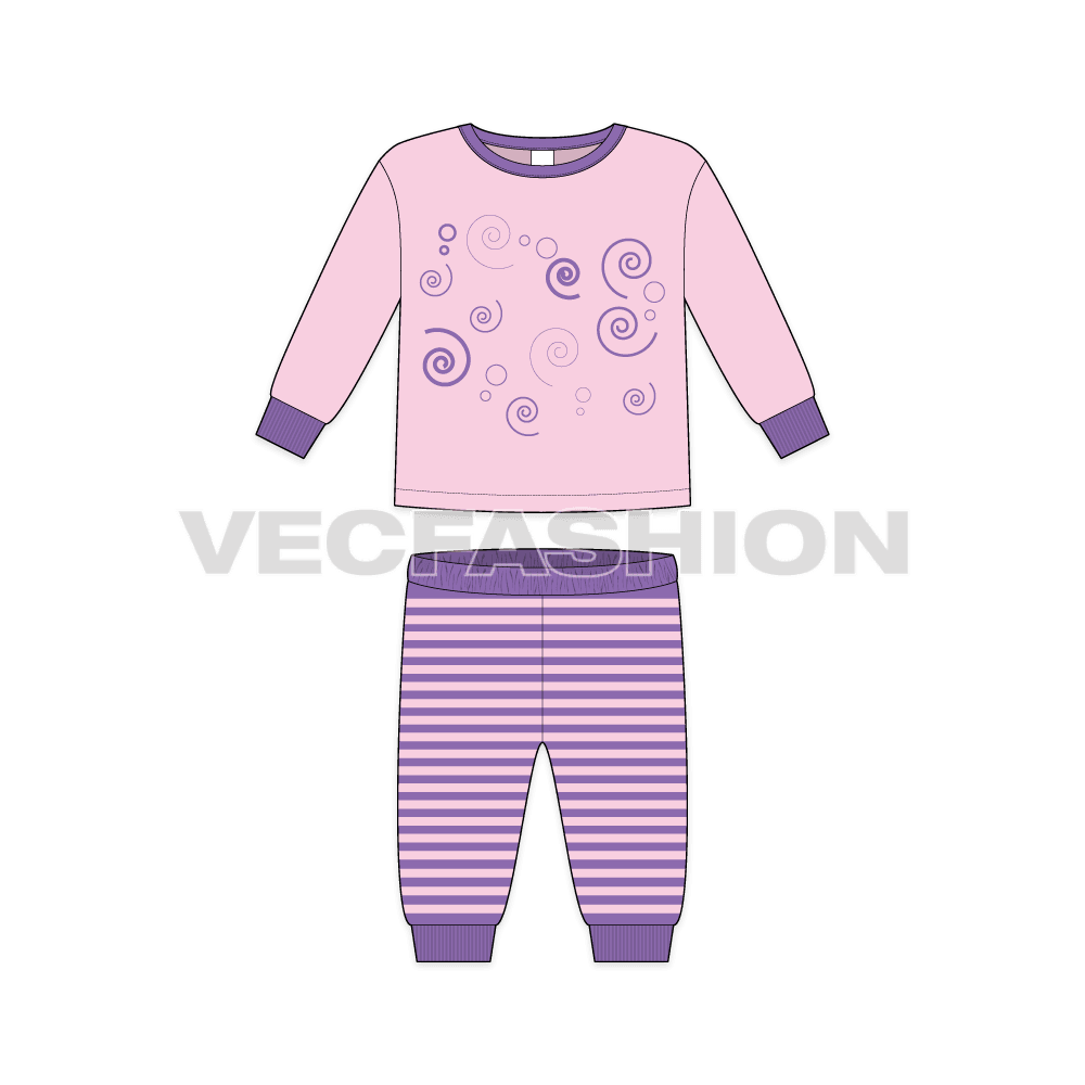 Toddlers (1-3 yrs) Vector Templates - VecFashion