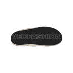 Unisex slipper casual shoes flat sketch, view 4