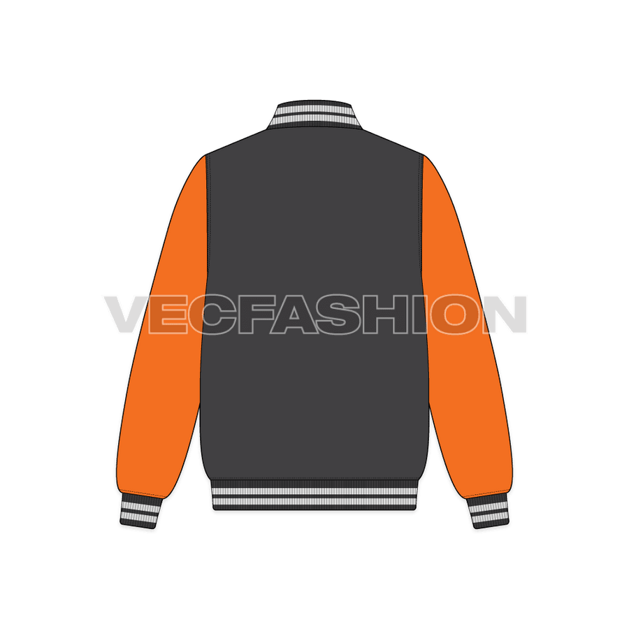 Unisex Varsity Style Bomber Jacket VecFashion