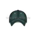 Vintage wash baseball cap flat sketch, view 1