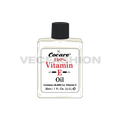 Vitamin oil bottle flat sketch