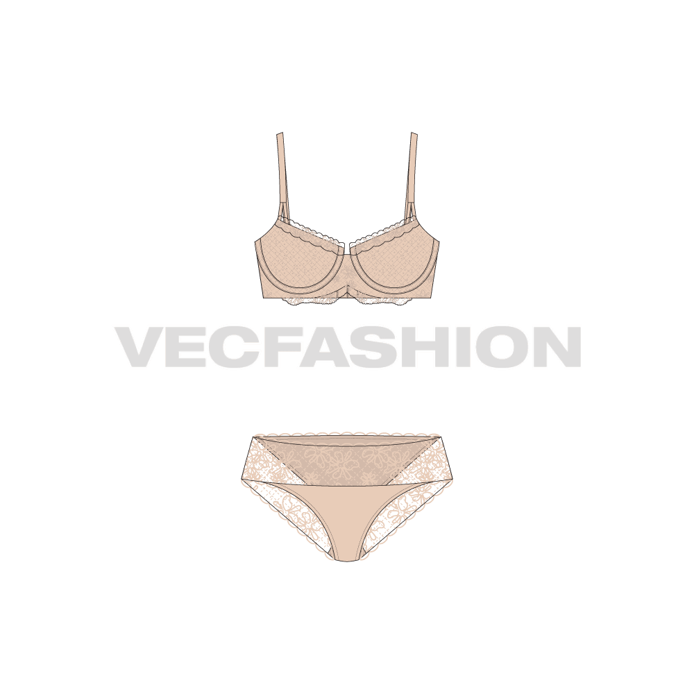 Wicked Lined Up-lift Laced Bra - VecFashion