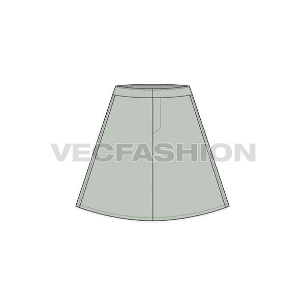 Women s A line and Pencil Skirt VecFashion